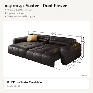 2.40m 4+ Seater · Dual Power