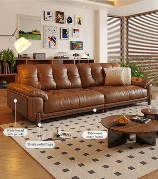Solid wood side panels and legs