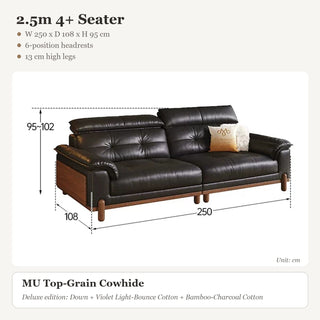 2.5m 4+ Seater