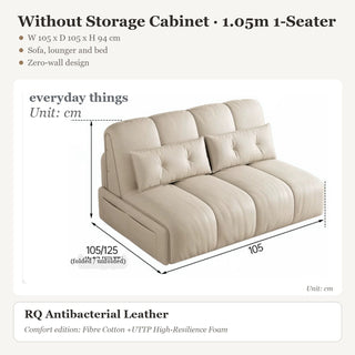 Without Storage Cabinet · 1.05m 1-Seater