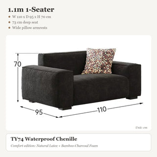 1.1m 1-Seater