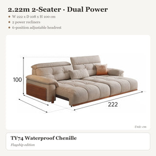 2.22m 2-Seater · Dual Power