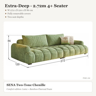 Extra-Deep · 2.72m 4+ Seater