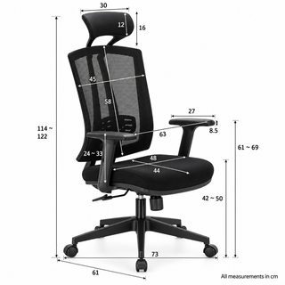 Bellmora High Back Mesh Office Chair