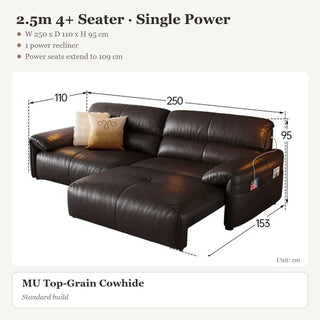 2.5m 4+ Seater · Single Power