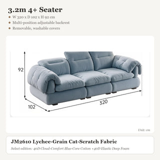 3.2m 4+ Seater