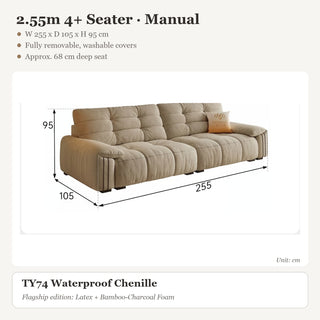 2.55m 4+ Seater · Manual