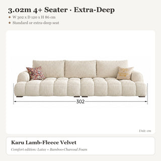 3.02m 4+ Seater · Extra-Deep