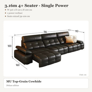 3.16m 4+ Seater · Single Power