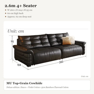 2.6m 4+ Seater