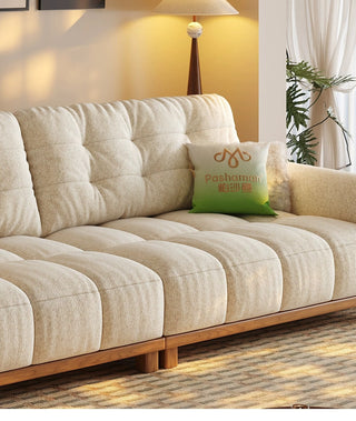 Plump, tufted seats