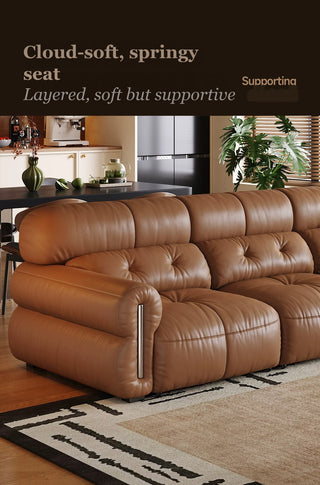 Cloud-soft, springy seat