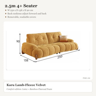 2.5m 4+ Seater