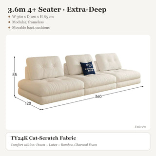 3.6m 4+ Seater · Extra-Deep