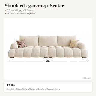 Standard · 3.02m 4+ Seater