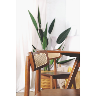 Jamerie Wooden Dining Chair (Rattan)