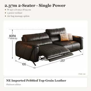 2.37m 2-Seater · Single Power