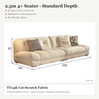 2.5m 4+ Seater · Standard Depth