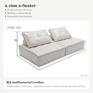 2.16m 2-Seater