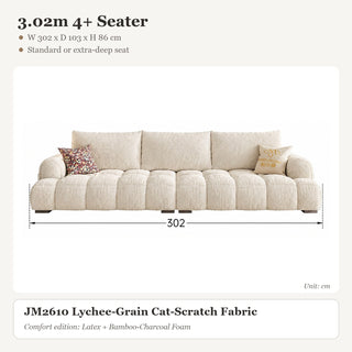 3.02m 4+ Seater