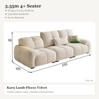 3.35m 4+ Seater