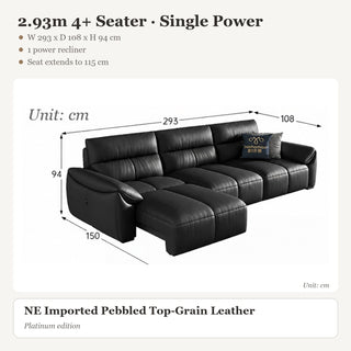2.93m 4+ Seater · Single Power