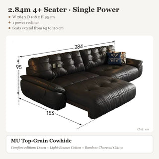2.84m 4+ Seater · Single Power