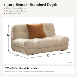 1.3m 1-Seater · Standard Depth
