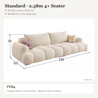 Standard · 2.38m 4+ Seater