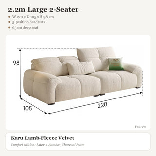 2.2m Large 2-Seater