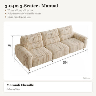 3.04m 3-Seater · Manual