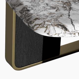 Zarper Nesting Coffee Table with Crystal Tech Stone Top