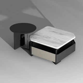 Logan Coffee Table with Marble Tech Top