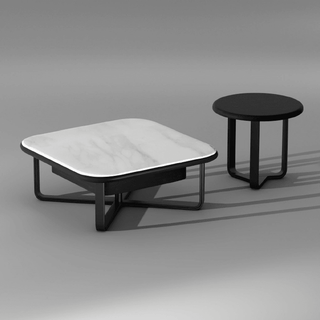 Taylor Coffee Table with Marble Tech Top