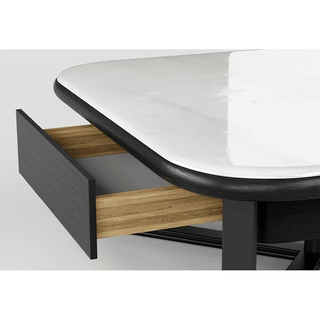 Taylor Coffee Table with Marble Tech Top