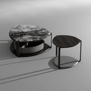 Avery Nesting Coffee Table with Crystal Tech Stone Top