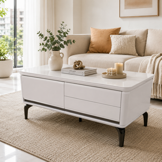 Fiora Coffee Table with Storage Drawers