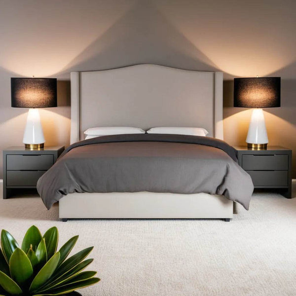 Megafurniture | Adelina Belgium Fabric Bed Frame (Water Repellent) | Bed