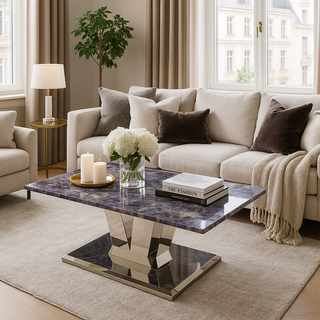 Megafurniture | Adoette Cultured Marble Coffee Table | Coffee Table