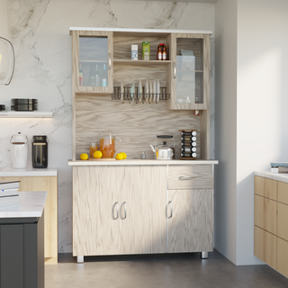 Aegner Tall Kitchen Cabinet
