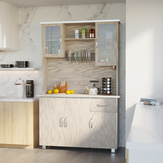 Aegner Tall Kitchen Cabinet