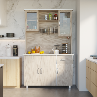 Aegner Tall Kitchen Cabinet