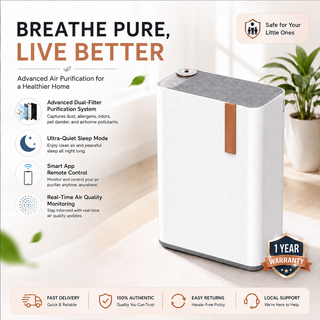 Advanced Dual-Filter Air Purifier