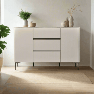 Megafurniture | Ambre Buffet Hutch with Microcrystallic Top | Sideboard