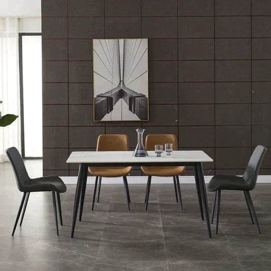 Megafurniture | Anderson Sintered Stone Dining Set (1+4) | Dining Set