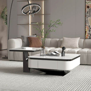 Megafurniture | Andrea Glossy Sintered Stone Nesting Coffee Table | Coffee Table