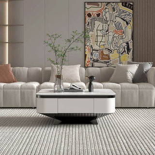 Megafurniture | Andrea Glossy Sintered Stone Nesting Coffee Table | Coffee Table