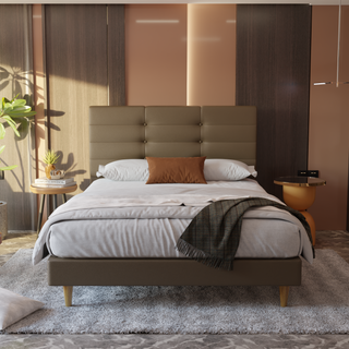 Arlen Faux Leather Bed Frame