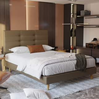 Arlen Faux Leather Bed Frame