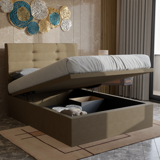 Arlen Fabric Storage Bed (Water Repellent)